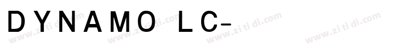 dynamo lc字体转换